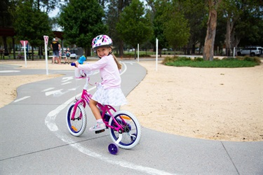 Children can learn to ride in safety at the bike circuit