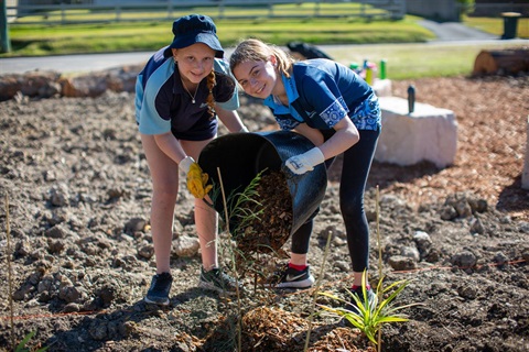 Teralba Public School students at the Tiny Forest planting May 2023.jpg