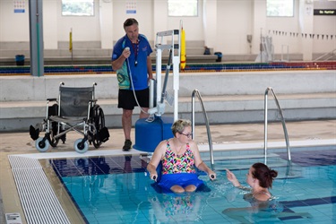 Accessible facilities at Toronto Swim Centre