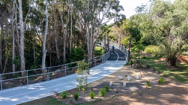 Thieves removed the bronze canoe from beside the FAST shared pathway at Belmont