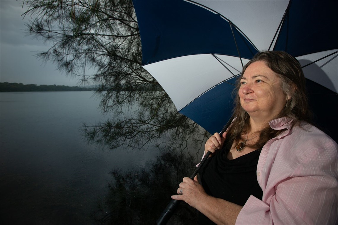 Five Bays Sustainable Neighbourhood Group Chair Robyn Charlton at Blackalls Park.jpg