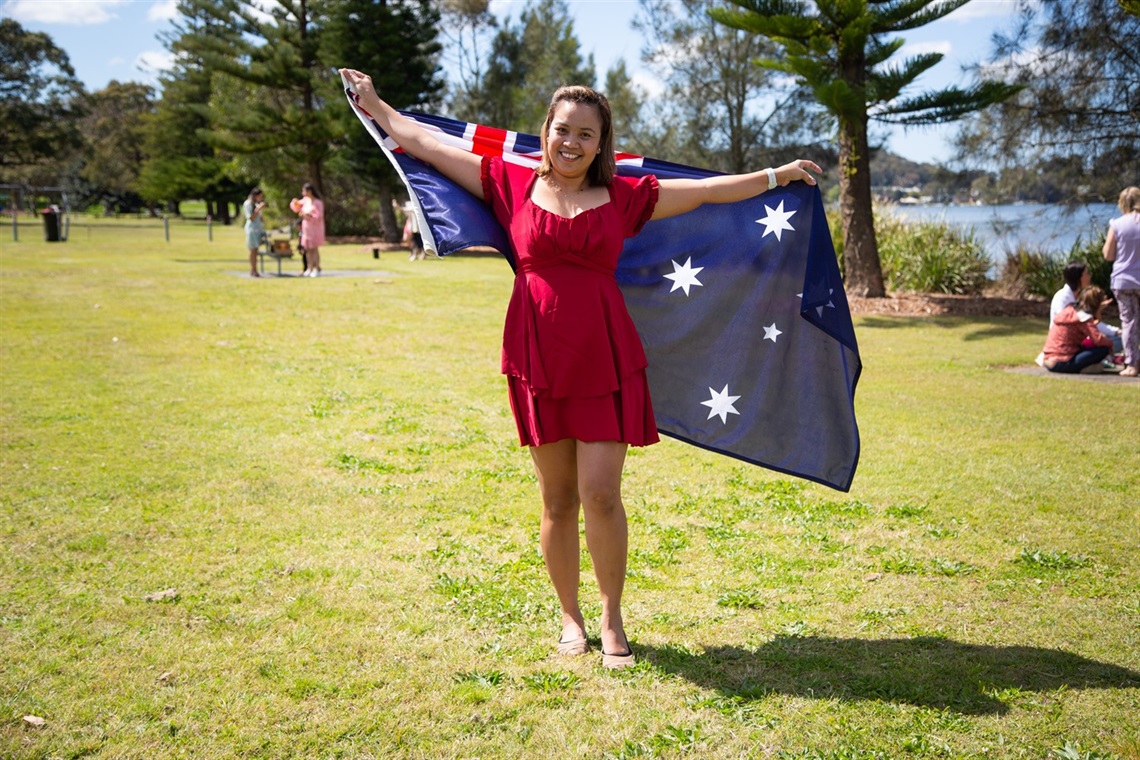 Siley Altaya, who moved to Australia from the Philippines in 2017 and became a citizen on Friday.jpg