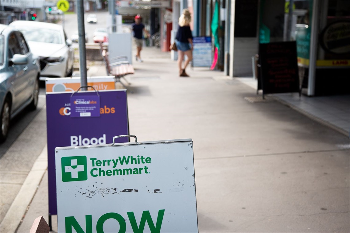 Controls on A-frame signs in Lake Mac will be altered under a Council proposal.jpg