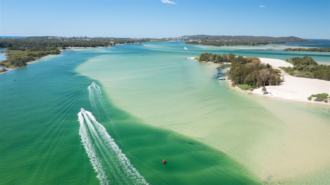 Regular dredging will make navigating into and out of Lake Macquarie easier and safer.jpg