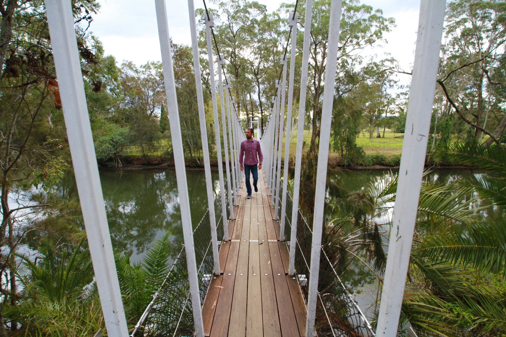 Dora Creek swing bridge