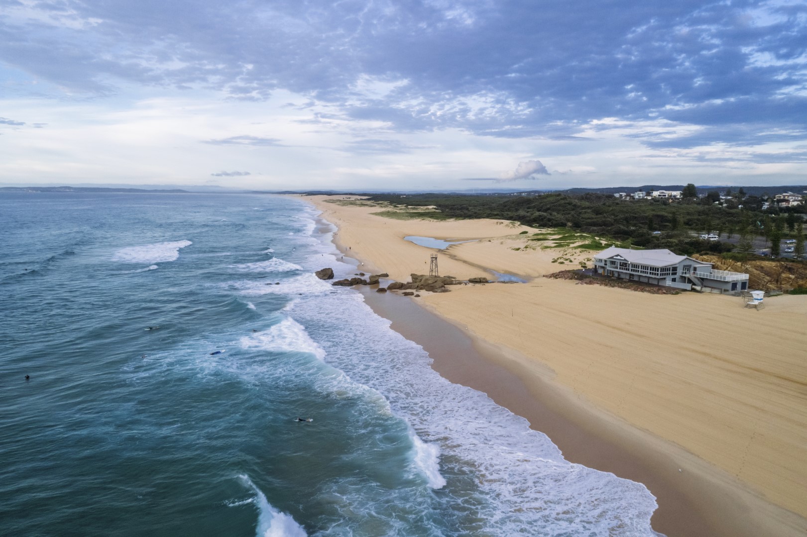 Nine Mile Beach aerial