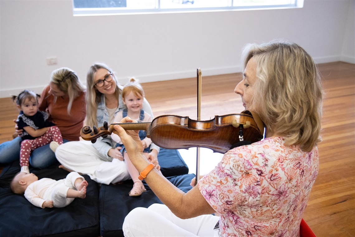 Director Julie Logan Music Julie Fawcett plays the violin at The Place Charlestown Community Centre.jpg