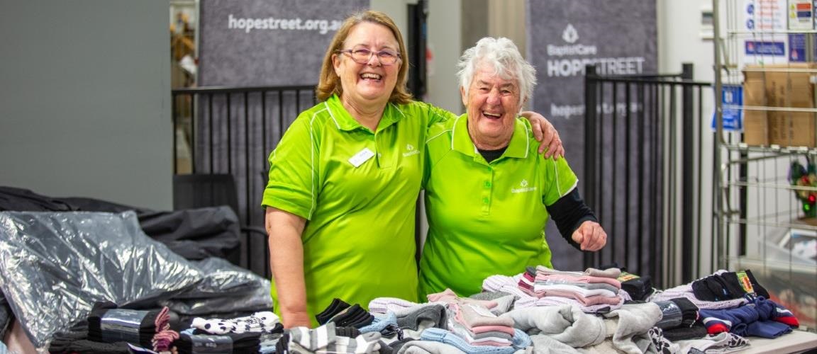 BaptistCare HopeStreet volunteers