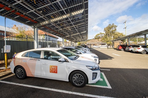 New council car park solar array and electric vehicles (2).jpg